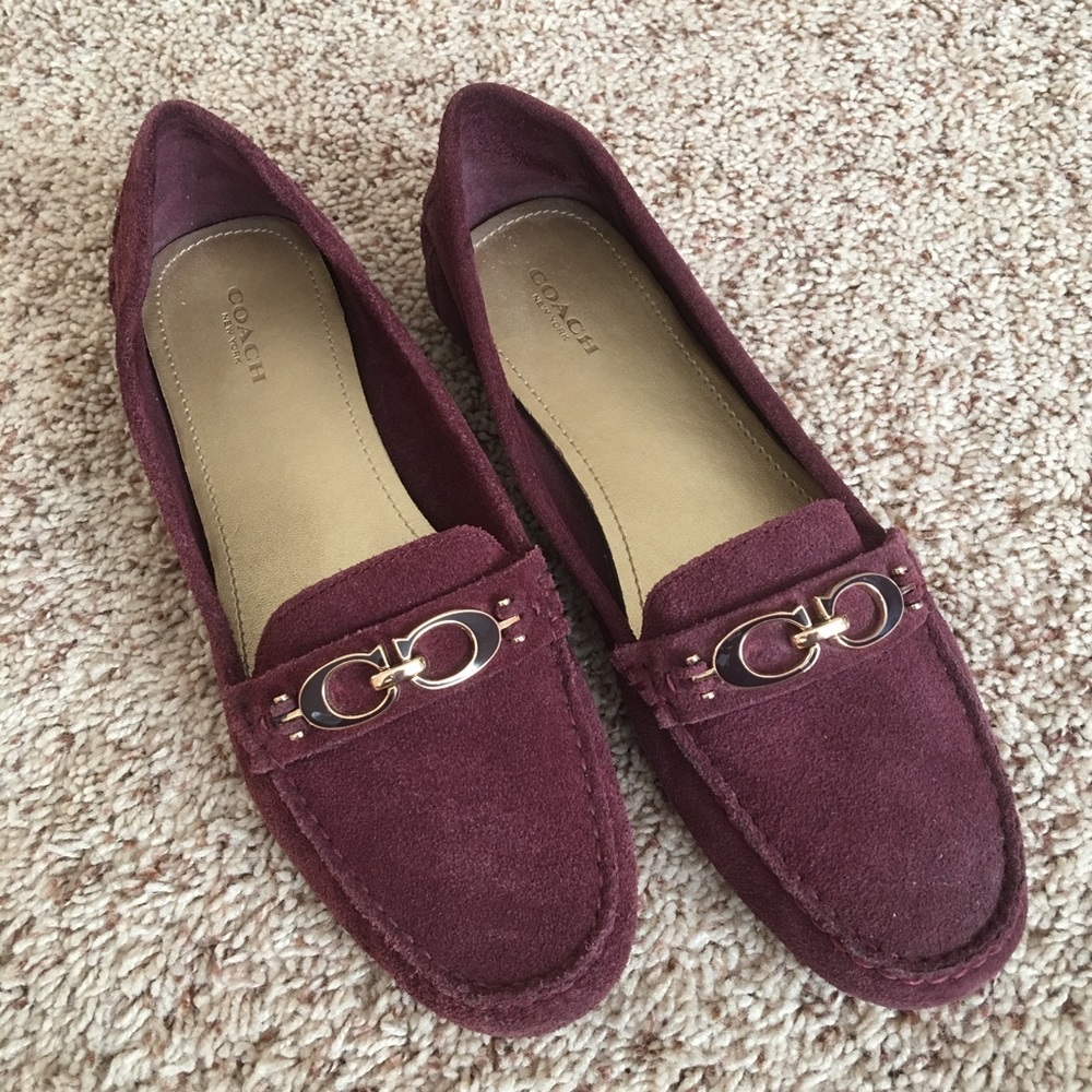 Authentic Coach Leather Loafers